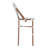 Indoor/Outdoor All-Weather Commercial Paris Chairs with Bamboo Print Frame-130346788-130346795
