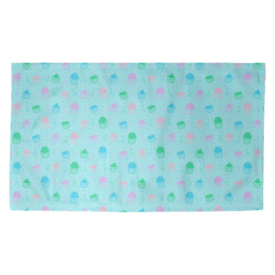 Tapis bleu petits gâteaux pastel Avicia