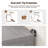 Modern 8 Drawer Dresser, Extra Large Fluted Wood Chest with Gold Handles, Wide Storage Organizer Cabinet for Bedroom, Living room-1356610915