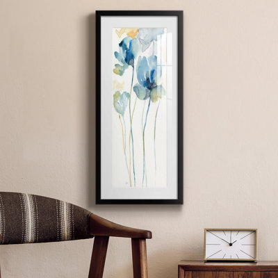 Peinture sur papier encadrée