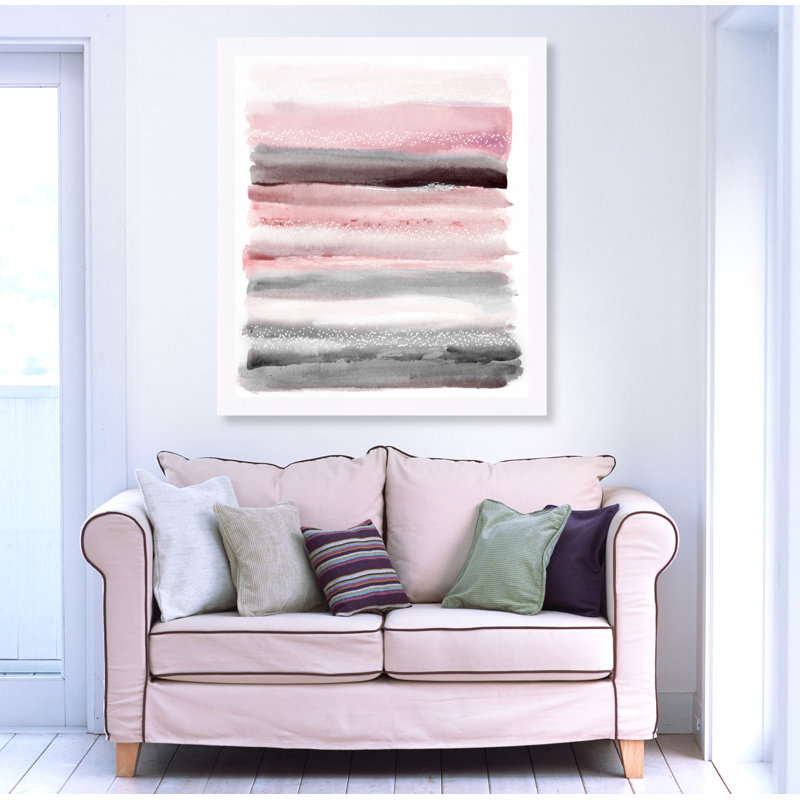 " Pink Sunset ", 27" H x 22" W