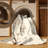 Machine Washable Karlov Thanksgiving Modern & Contemporary Abstract Rug in Beige – Beige Binding-1180031429