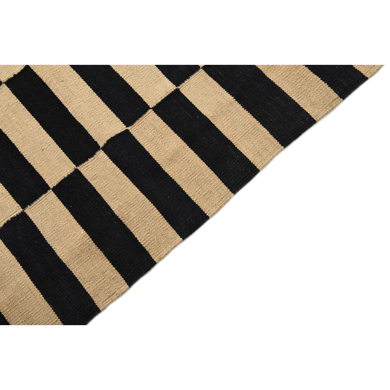 Tapis noir et blanc Obryant