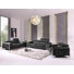 Dark Gray Genuine Leather 3-Piece Sofa, Loveseat & Chair Set with Adjustable Headrests
