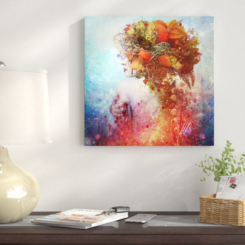«Compassion», impression sur toile, H 18 po x l 18 po x p 1,5 po, Pas de tapis, Toile tendue