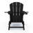 HDPE Foldable Adjustable Outdoor Adirondack Chair With Ottoman and Double Cup Holder-139131057