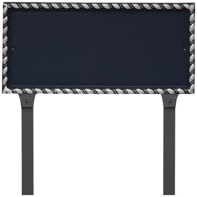 Plaque d'adresse rectangulaire à deux lignes avec piquets de pelouse Franklin