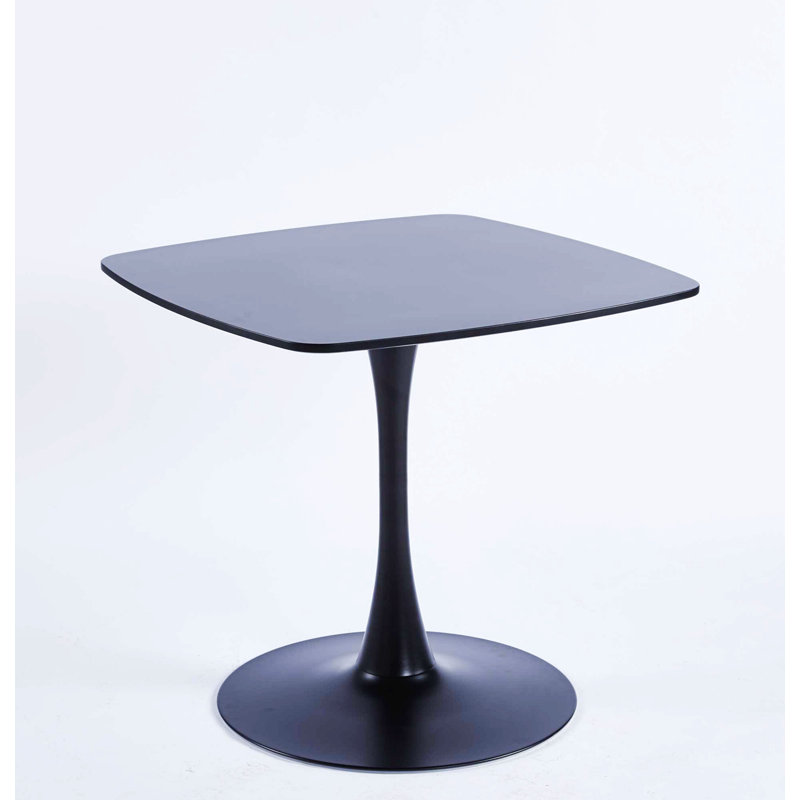 Table basse Kartier, table basse, table de salon avec pieds en métal, Noir, noir, noir, noir, Noir, noir, noir, noir