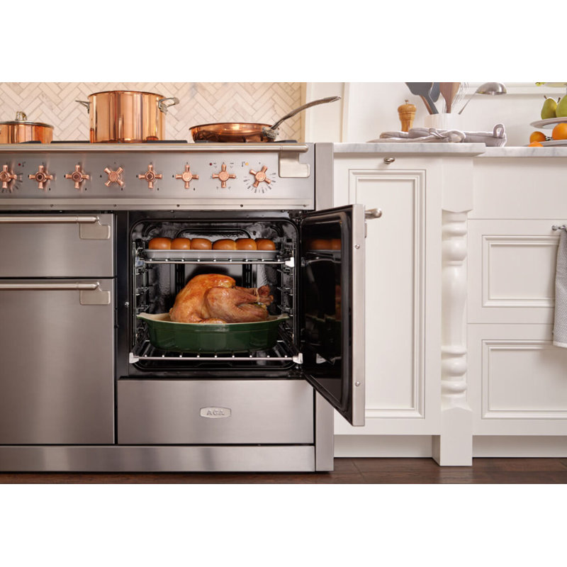 Elise 48" 6 Cubic Feet Induction Freestanding Convection Range, Indigo