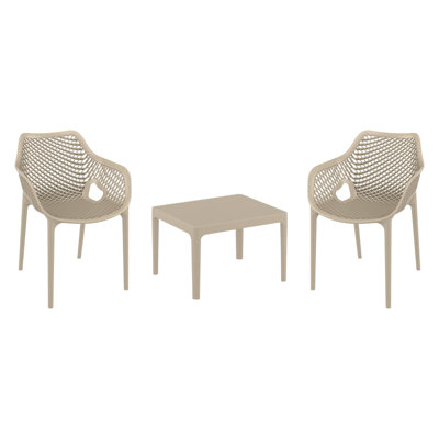Farrah 2 Person Armchair Seating Set