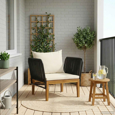 80 cm W Patio Sofa with Cushions