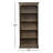 Abana Weathered Wood Fully Assembled Bookcase