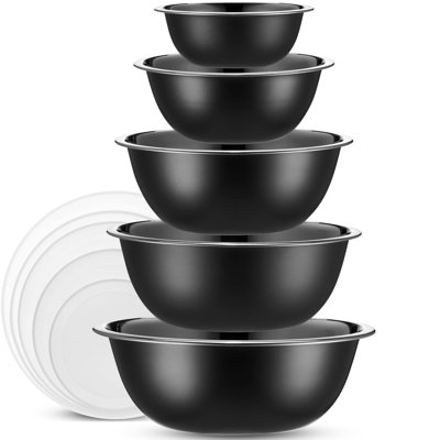Stainless Steel Mixing Bowl Set,Stainless Steel Mixing Bowls With Lids Set,10 Piece