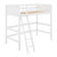 Lit mezzanine en bois massif avec échelle-1488533695
