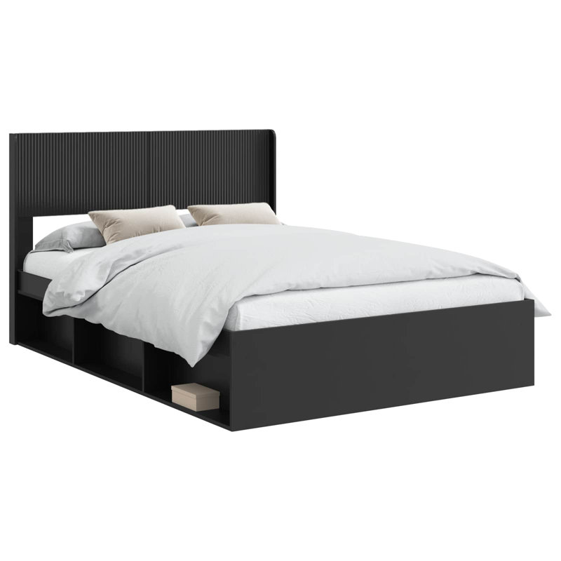 Bed, Black, Double (4'6)