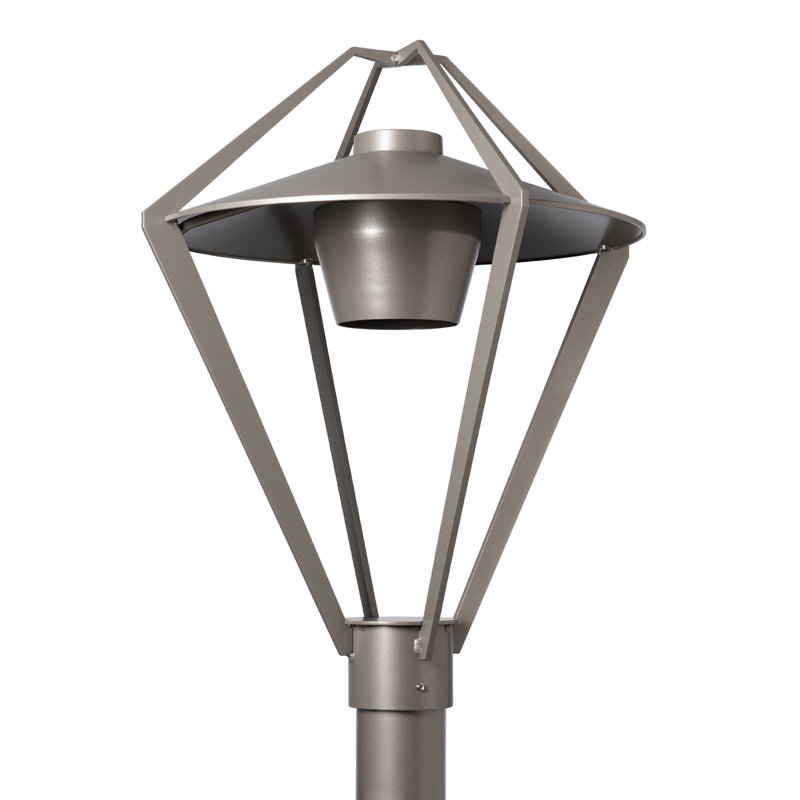 Stellar Dark Sky Friendly Post Light, Coastal White, Coastal Oil Rubbed Bronze