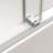 55"-60" W X 60" H Brushed Nickel Reversible Installation Double Bypass Sliding Shower Door Easy Installation Frameless Bathtub,5/16"(8MM) Tempered Glass With Nano Explosion-Proof Film-125316931