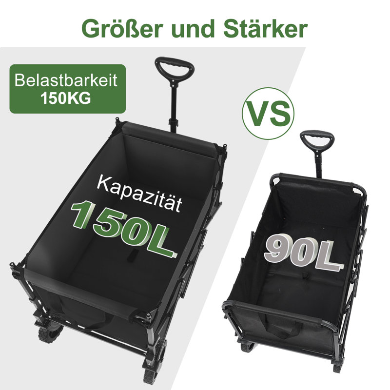 Garden Carts with Roof, Dark Grey