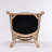 French Country Wooden Barstools With Upholstered Seating , Beige And Natural ，Set Of 2-1756794022