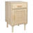 Cirsten Tall Nightstands Set Of 2, End Table, Side Table With Drawer And Shelf, Hand Made Rattan Decorated Doors, Wood Accent Table With Storage For Bedroom, 2 Pack-707457703