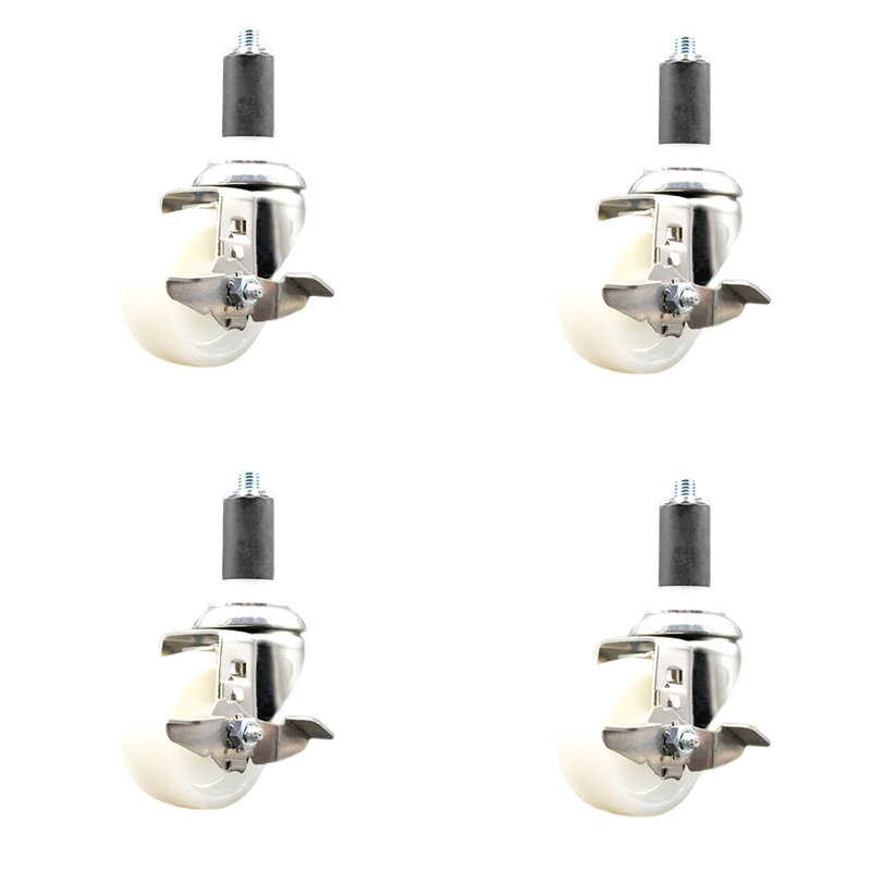 Ensemble de roulettes extensibles en nylon