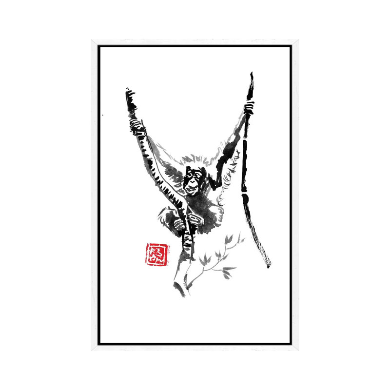 Home by Péchane - Print on Canvas, White Framed, 101.6 cm H x 66.04 cm W