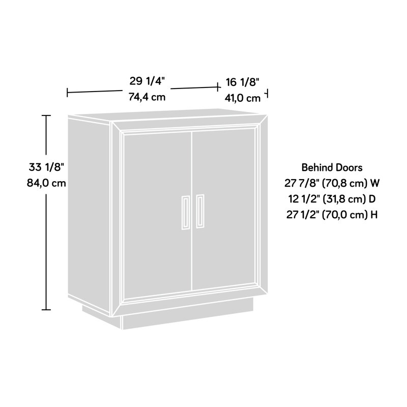 Storage Cabinet, Gray Finish