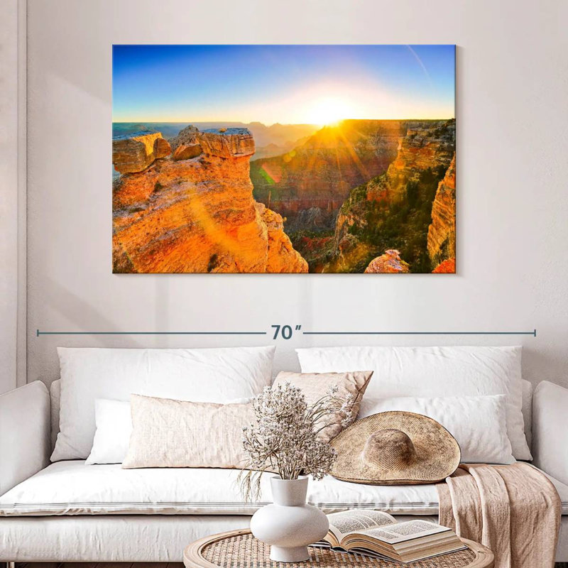 Lever de soleil chatoyant du Grand Canyon d'Alvord