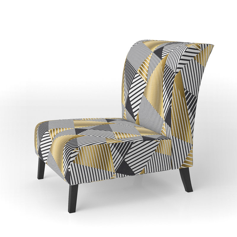 Fauteuil de chambre rembourré Mid-Century