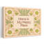Home Is My Happy Place, impression abstraite rétro sur fond de fleur naturelle-129773318