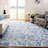 Oakton Hand Tufted Wool/Cotton/Latex Paisley Rug in Ivory/Blue-33548613