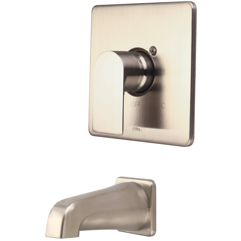 I4 Wall Tub Spout, Brushed Nickel