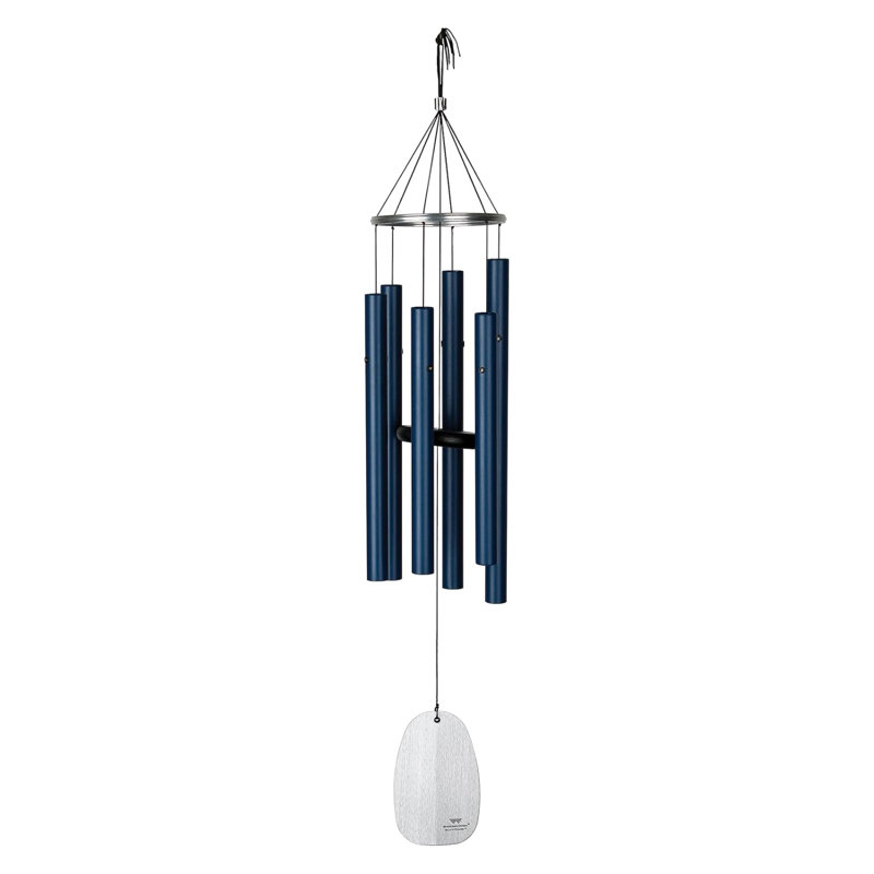 Carillon Bells of Paradise ™, H 32 po x l 6 po x P 6 po, Bleu / blanc
