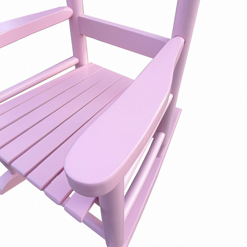 Chaise berçante pour enfants rose clair - intérieur ou extérieur - durable, Rose clair
