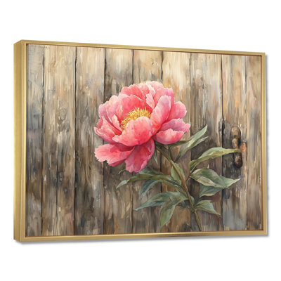 "Pe pivoines à la campagne" par The Stable Gate III - pivoines, art mural
