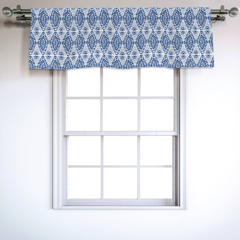 Sateen Ruffled Window Valance