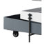 Table basse grise et blanche avec zone de rangement modulaire et polyvalente