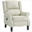 Fauteuil inclinable pour le salon avec chaleur, canapé à oreilles simple, poche latérale-1186571147
