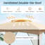 Double Roof Garden Gazebo With Netting Sidewalls-115404250