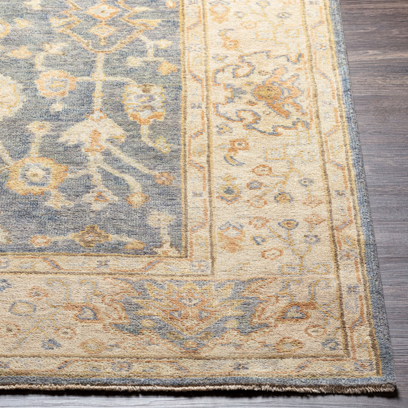 Daucourt Wool Oriental Area Rug, Rectangle 8' x 10'