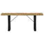Banc de rangement en bois Solid