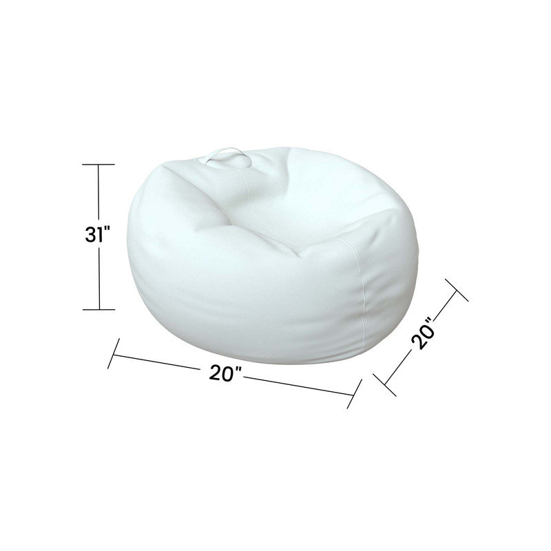 Sunbrella Bean Bag Lounger Cover (Bag Only), Canvas Tangerine, 50.8cm H x 50.8cm W x 78.7cm D