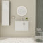 Meuble-lavabo avec lavabo, pour petite salle de bains, meuble-lavabo avec porte Ã  fermeture douce-936645262