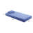 Fia Twin Mattress With 1 Pillow, Charcoal Gel Firm Memory Foam, Blue 7 Inch