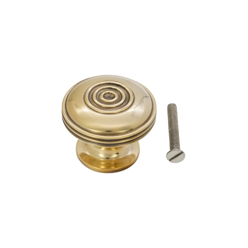 Bloxwich Large 40mm Cupboard, Aged Brass