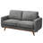 Norelia 68 "Square Arm Corduroy Sofa Solid Wood Frame with Pocket Spring Cushion-1945754497