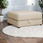 Canapé d'angle avec rangement, canapé compact moderne en tissu beige pour la maison