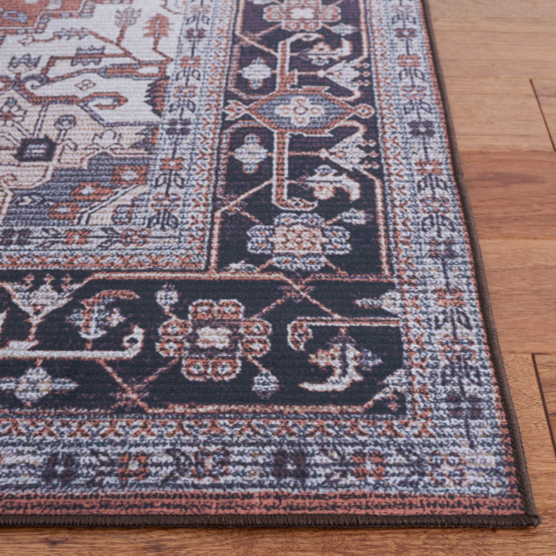 Isai Performance Machine Washable Oriental Rug, Rectangle 5' x 8'