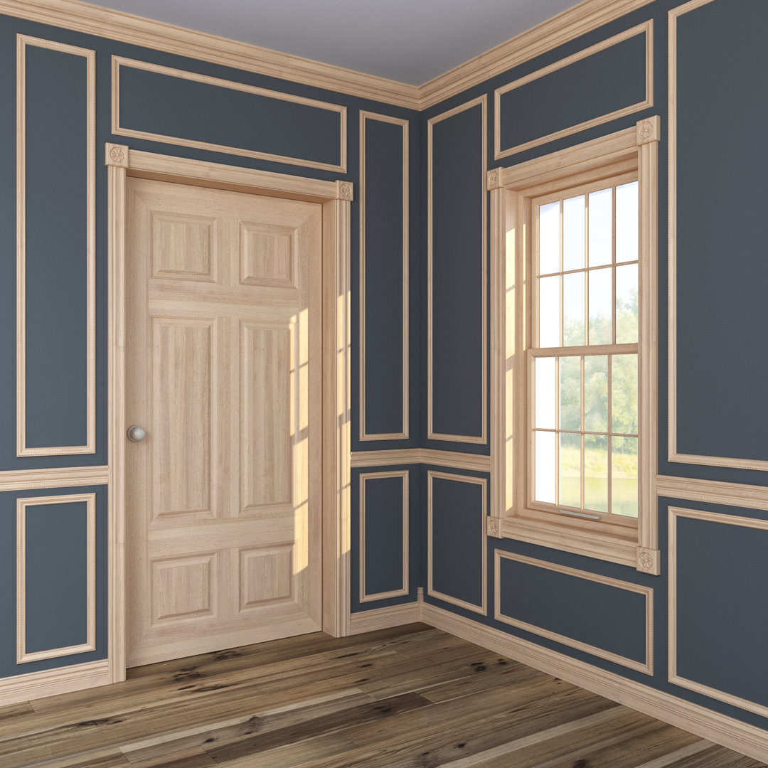 2.75'' H x 84'' W x 0.5'' D Wood Casing Ornamental Mouldings