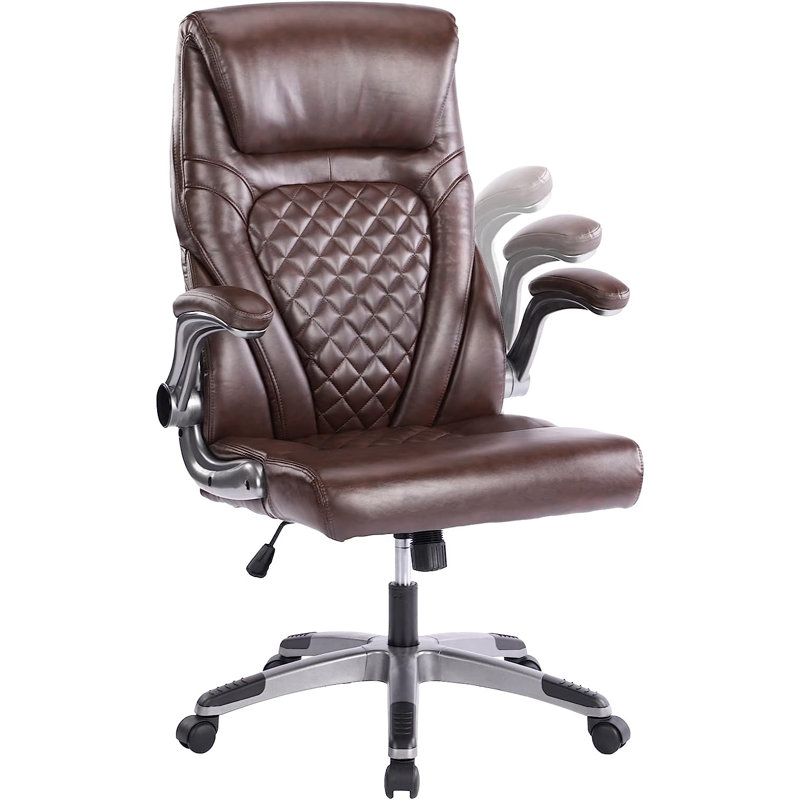 Fauteuil de direction ergonomique Russom, Brun